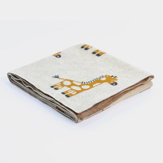 Cotton Baby Blanket Giraffe