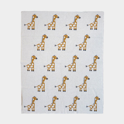 Cotton Baby Blanket Giraffe