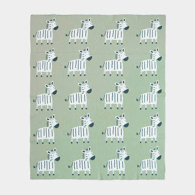 Cotton Baby Blanket Zebra