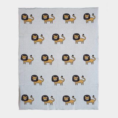 Cotton Baby Blanket Lion