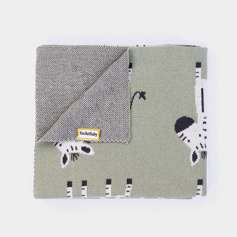 Cotton Baby Blanket Zebra