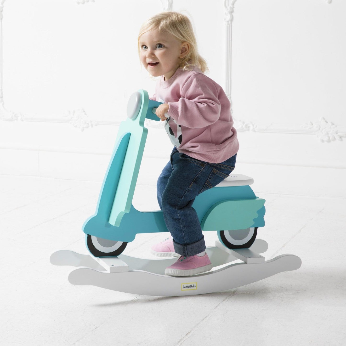 Rocking Toy Scooter Green Mint