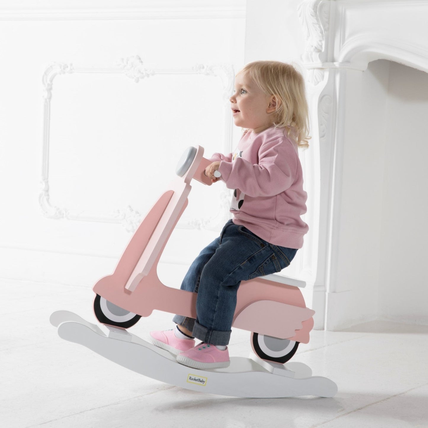 Rocking Toy Scooter Pink