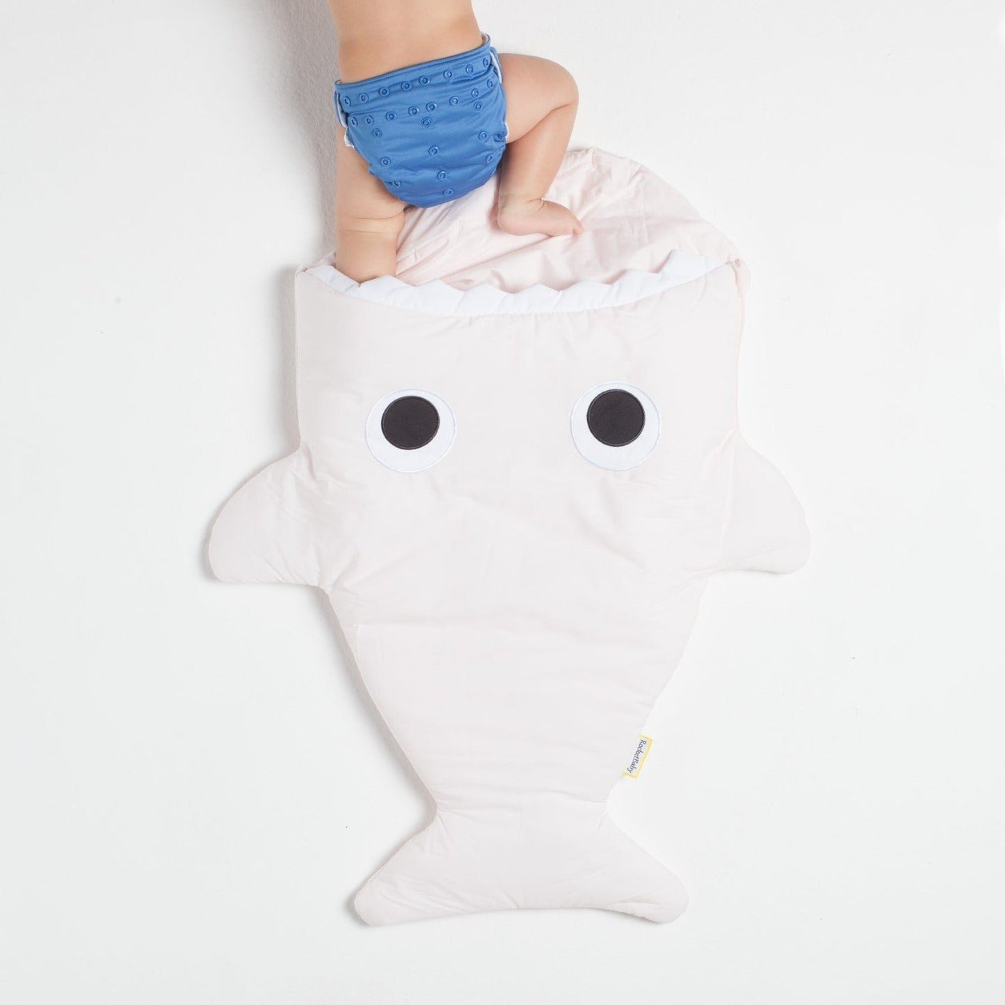Saco de Dormir Bebé Ballena Crema