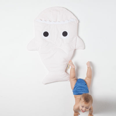 Sleeping Bag Baby Whale Cream