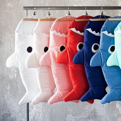 Sleeping Bag Baby Whale Cream