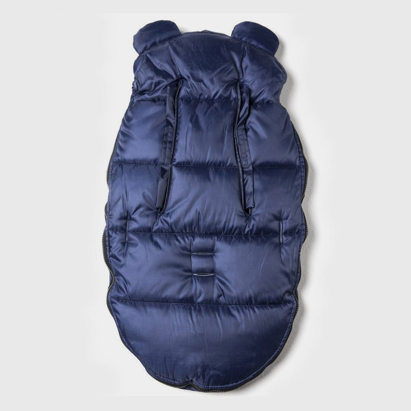 Stroller Footmuff with Ears Blue
