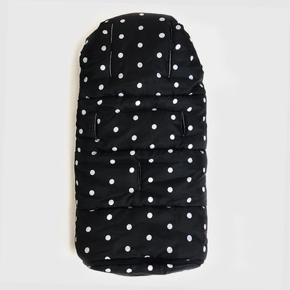 Sacco Coprigambe per Passeggino Igloo Dots Nero