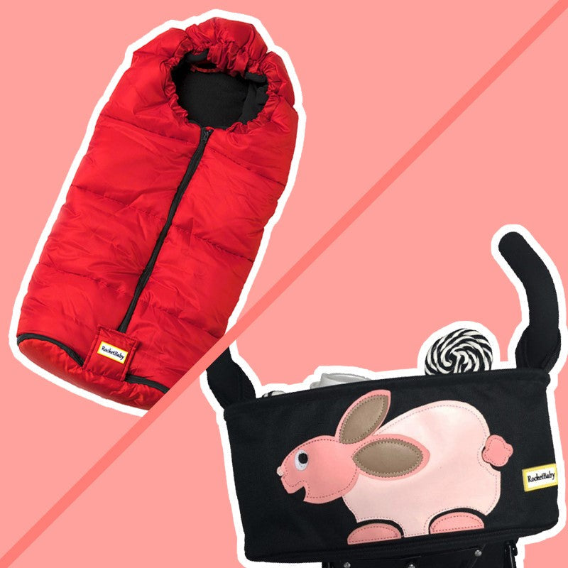 Stroller Footmuff Igloo Red Molten Lava