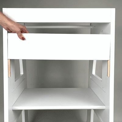 Front Protection Bar Accessory for Learning Tower White