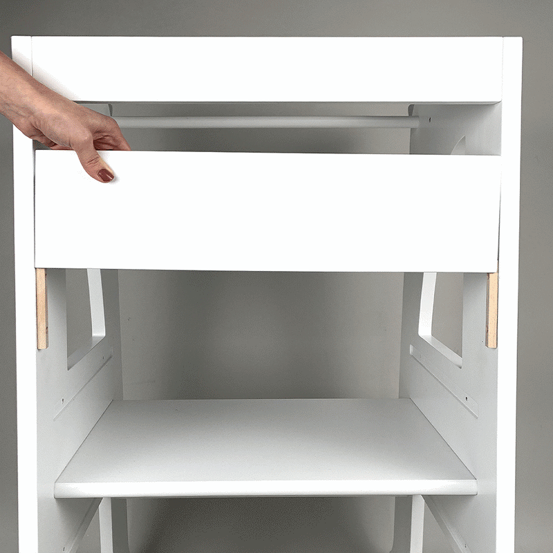 Front Protection Bar Accessory for Learning Tower White
