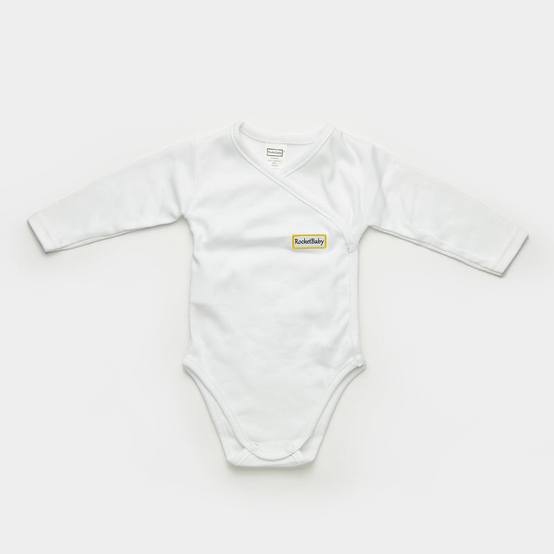 Bodysuit Kimono Long Sleeve White