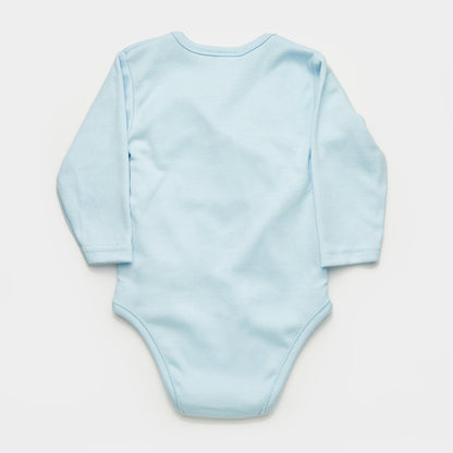 Body Kimono Manica Lunga Baby Blu