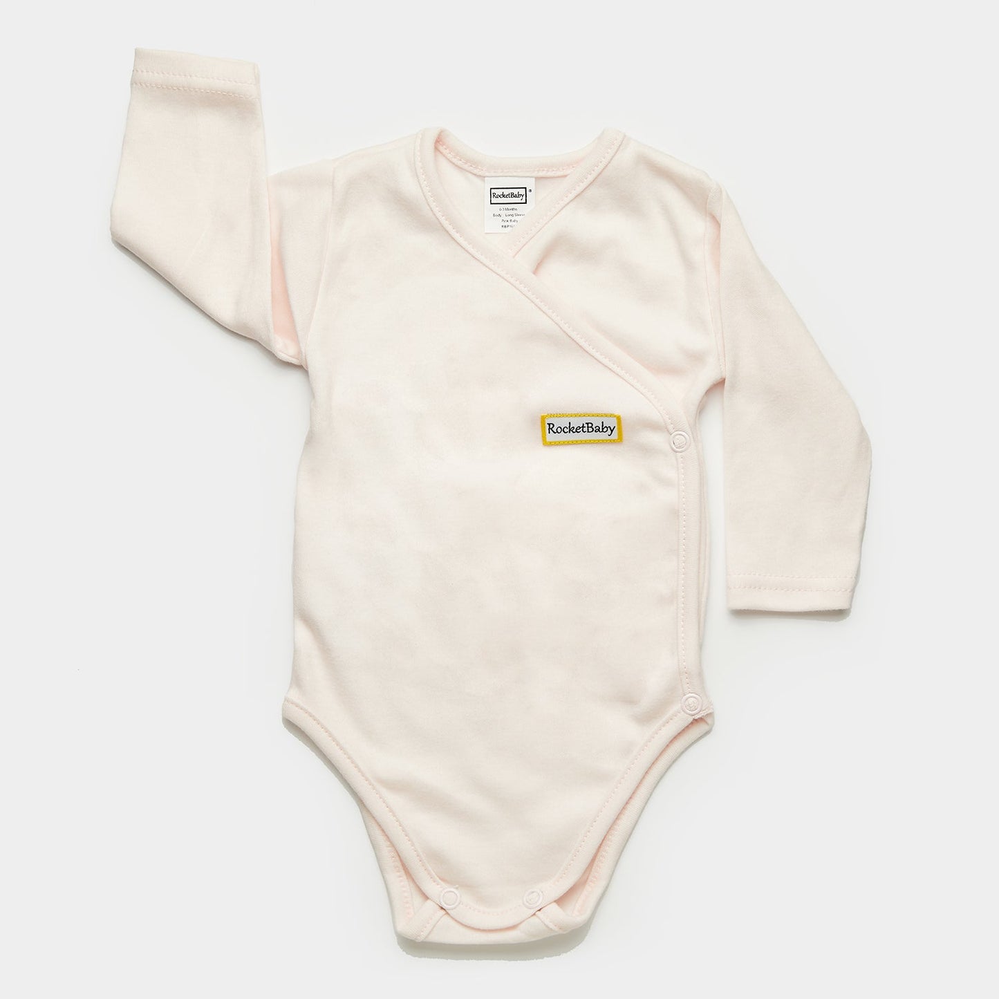 Body Kimono Manica Lunga Baby Pink