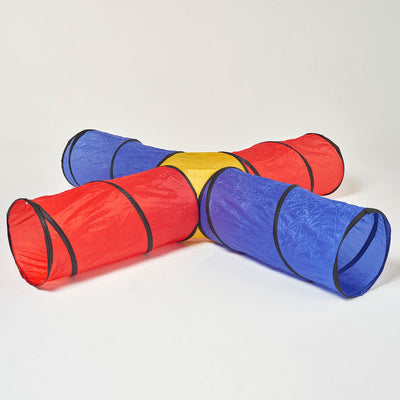 Play Tunnel Pop Up Red and Blue