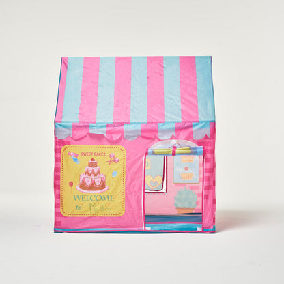 Tienda de campaña Pop Up Bakery Rosa