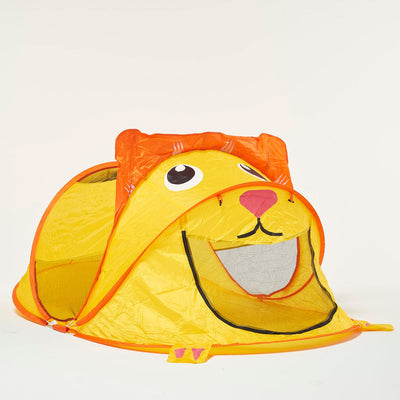 Play Tent Pop Up Waterproof Lion Yellow