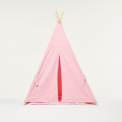 Teepee Play Tent Pink with Cushion