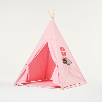 Tienda de juegos tipi rosa con cojín