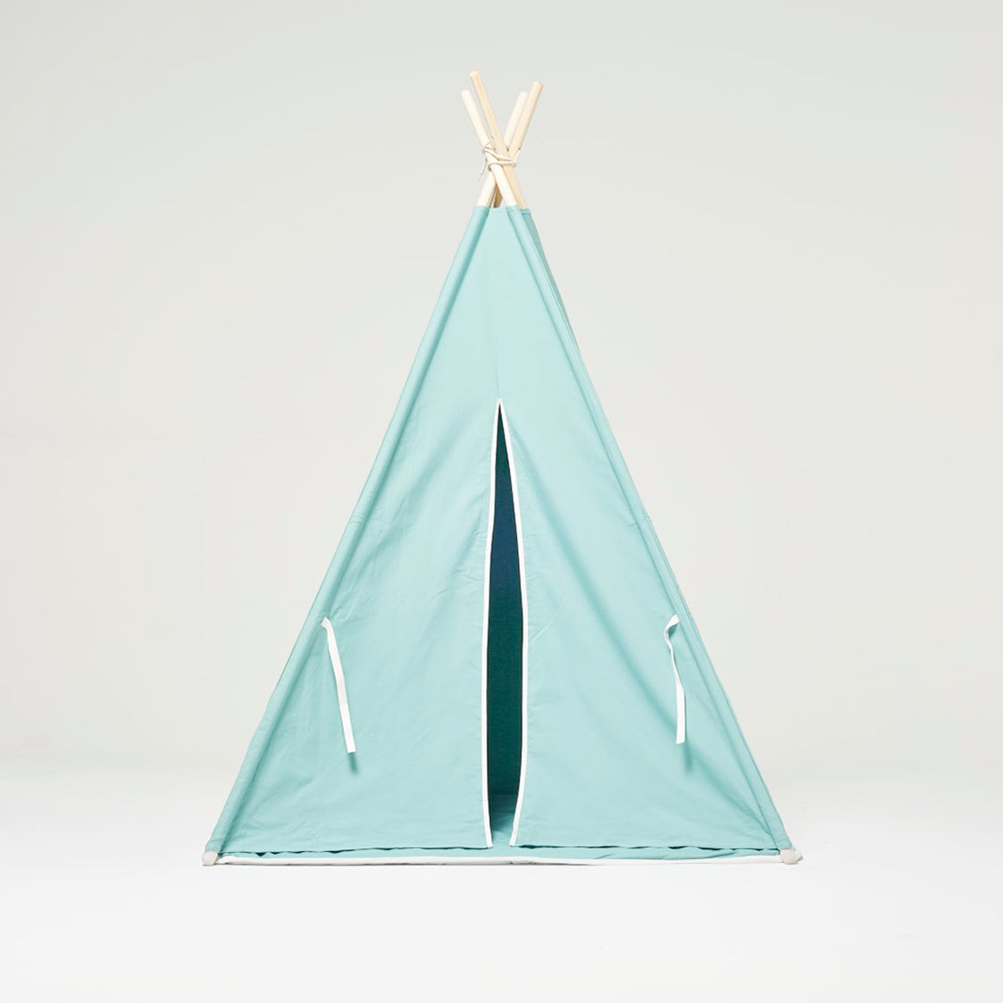 Teepee Play Tent Green with Cushion