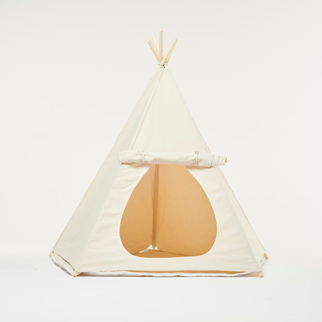 Teepee Play Tent Cream with Cushion