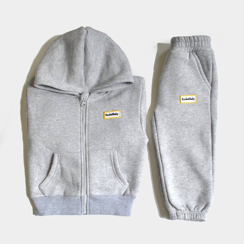 Hoodie and Sweatpant Set Grey