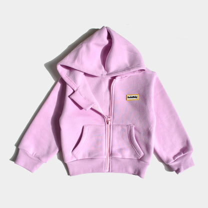 Set felpa con cappuccio e pantaloni rosa
