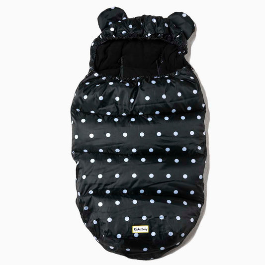 Stroller Footmuff with Ears and Dots