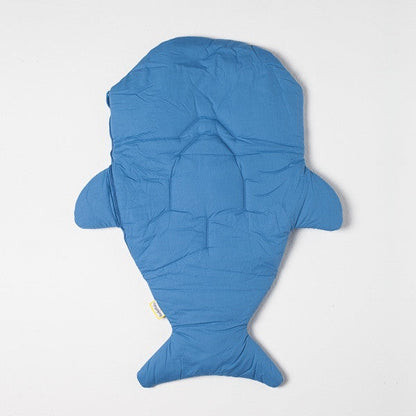 Sleeping Bag Whale Light Blue