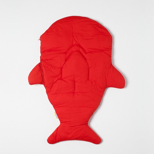 Sleeping Bag Whale Red Lava