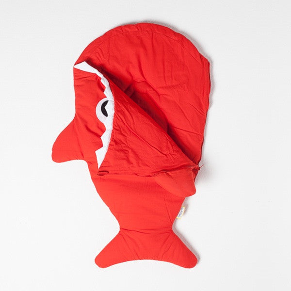 Sleeping Bag Whale Red Lava