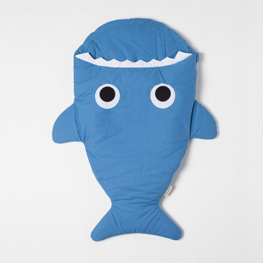 Sleeping Bag Whale Light Blue