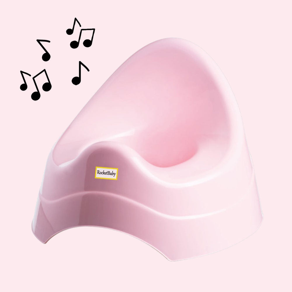 Orinal con Música Rosa Bebé