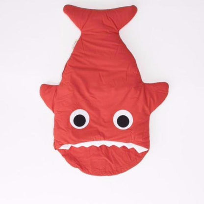 Sleeping Bag Whale Red Lava